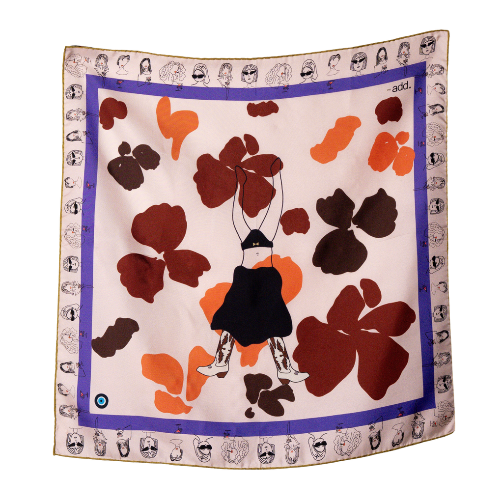 PERFECT CHAOS SILK SCARF